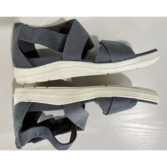 Dr. Scholl's Women's Time Off Fun Ankle Strap Sandal Blue Sz 10 - Picture 4 of 7